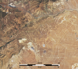 Central part of Tehachapi Wind Resource Area from space