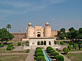 Hazuri Bagh Baradari with Lahore Fort in the background, 2005.