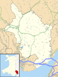 Usk is located in Monmouthshire
