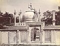 The tombs of Mughal Emperor, Shah Alam II and his son Akbar II within Kaki mausoleum complex