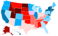 2017 United States Party Affiliation by State
