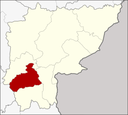 District location in Sa Kaeo province