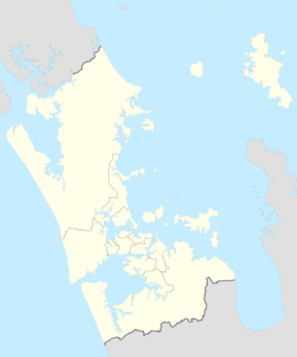 Mangemangeroa Creek is located in Auckland