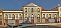 Façade of a grand house in Aveiro, Portugal.