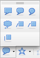 Description callout panel in NeoOffice Writer's draw toolbar.