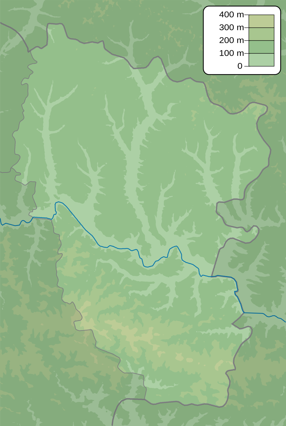 Russo-Ukrainian War detailed relief map (oblasts) is located in Luhansk Oblast