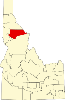 Map of Chelan County, where Winton, WA is located.