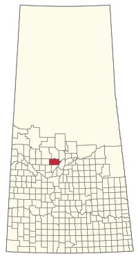 Location of the RM of Leask No. 464 in Saskatchewan