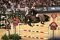 John Whitaker and Argento jumping at Olympia 2017