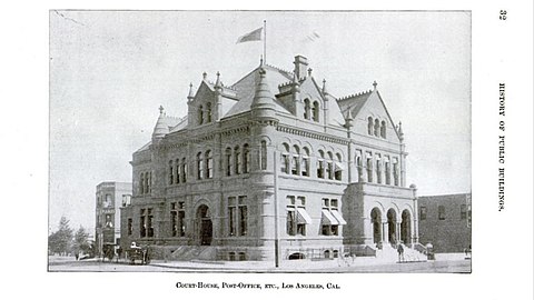 Los Angeles Courthouse and Post Office in A History of Public Buildings (1901)