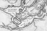 1764 map showing the area around the battleground