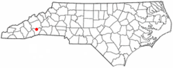 Location of Fletcher, North Carolina
