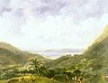 View of Rio de Janeiro bay from the mountains in Tijuca, c. 1820