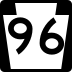 Pennsylvania Route 96 marker