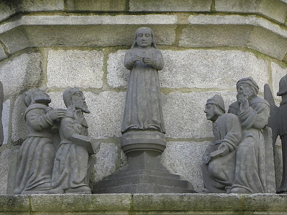 The young Jesus speaking with the lawyers in the temple