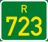 Regional route R723 shield