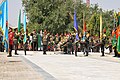 Image 15President Hamid Karzai observing the honor guard of the Afghan armed forces during the 2011 Afghan Independence Day. (from Culture of Afghanistan)