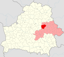 Location of Byalynichy District