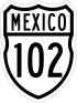 Federal Highway 102 shield