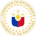Seal of the Commission on Appointments