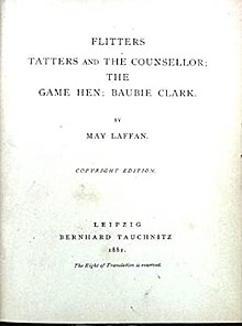 "Flitters Tatters and the Counsellor The Game Hen, Baubie Clark"