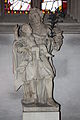 Josephskapelle: Statue of St. Joseph, originally a pedimental sculpture on one of the farm buildings of Marienfeld Abbey