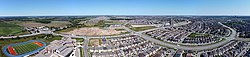Aerial view of Mount Pleasant, Brampton (2022)