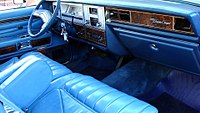 1978 Lincoln Continental Town Coupe interior