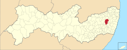 Location in the state of Pernambuco