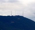 Transmission towers on the summit of Mount Corhanwarrabul