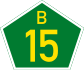 B15 road shield}}