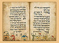Image 99Birds' Head Haggadah, unknown author (from Wikipedia:Featured pictures/Artwork/Others)