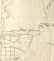 Detail of 1910 map