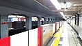 Marunouchi Line platforms in March 2022