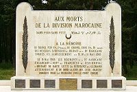 The Moroccan Division Memorial celebrates the efforts of the Moroccan Division on 9 May 1915.