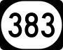 Kentucky Route 383 marker