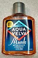 A 100th-anniversary Aqua Velva Musk bottle from 2017