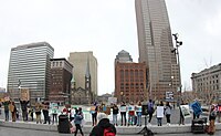 School strikes for climate protest in Public Square (March 15, 2019)