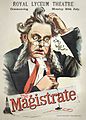 Image 131The Magistrate poster, by Clement-Smith & Co. (restored by Adam Cuerden) (from Wikipedia:Featured pictures/Culture, entertainment, and lifestyle/Theatre)