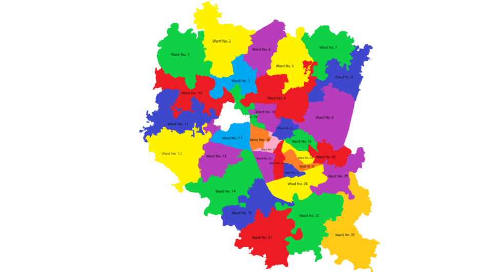 Wards of Rangpur City Corporation
