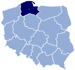 Location of Gmina Stara Kiszewa