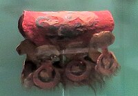 Decorated horse saddle, Pazyryk-1, 4th century BCE.[27]