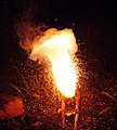 Image 10Thermite reaction, by Nikthestunned (from Wikipedia:Featured pictures/Sciences/Others)