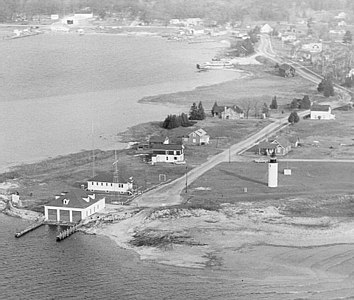 Station without Keeper's Quarters, U.S. Coast Guard Archive Photo