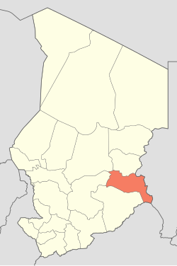 Goz Beïda is located in Chad