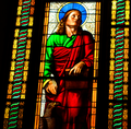 A window in the church, donated by King Louis Philippe I of France.[1]