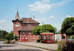 Friedland railway station in May 2007