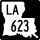 Louisiana Highway 623 marker