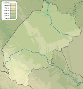 Map showing the location of Znesinnya Regional Landscape Park