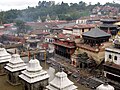 Overview of Pashupatinath temple complex in Kathmandu, Nepal